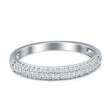 Half Eternity Wedding Band